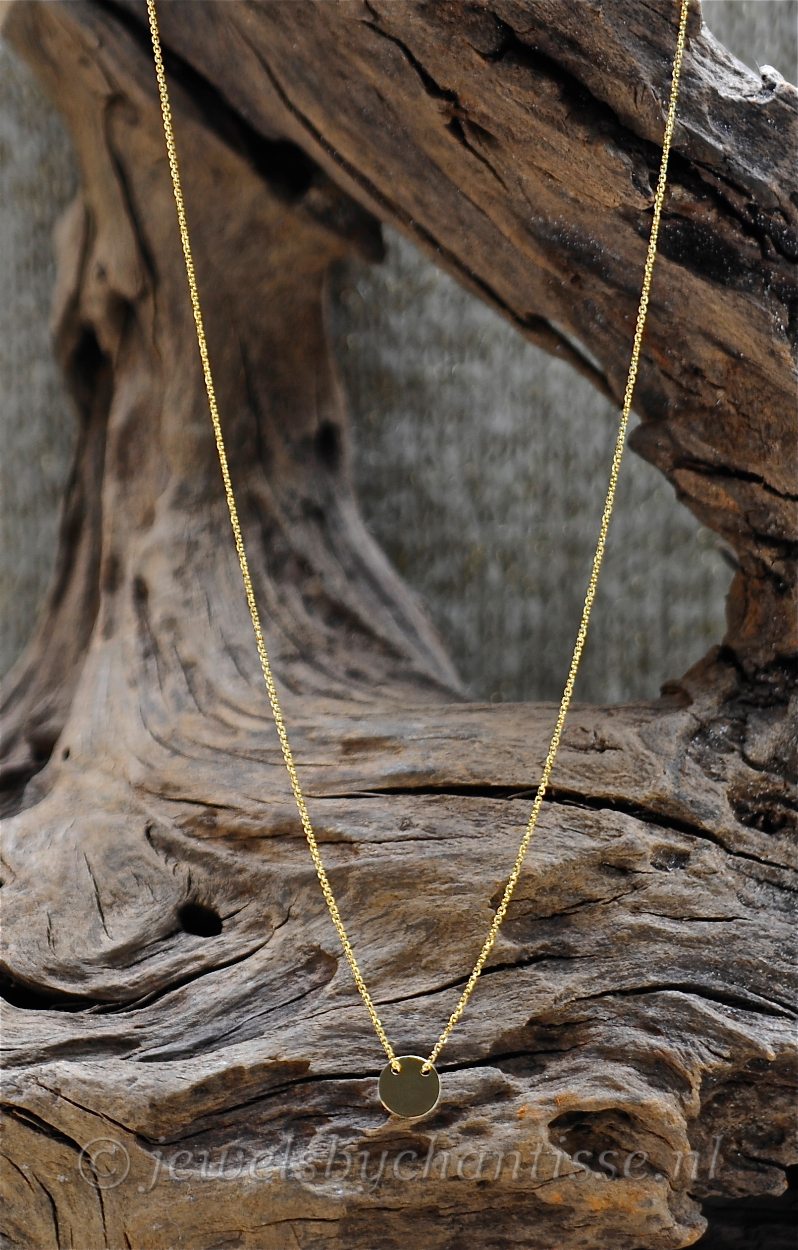 Gouden Kettinkje met Labeltje