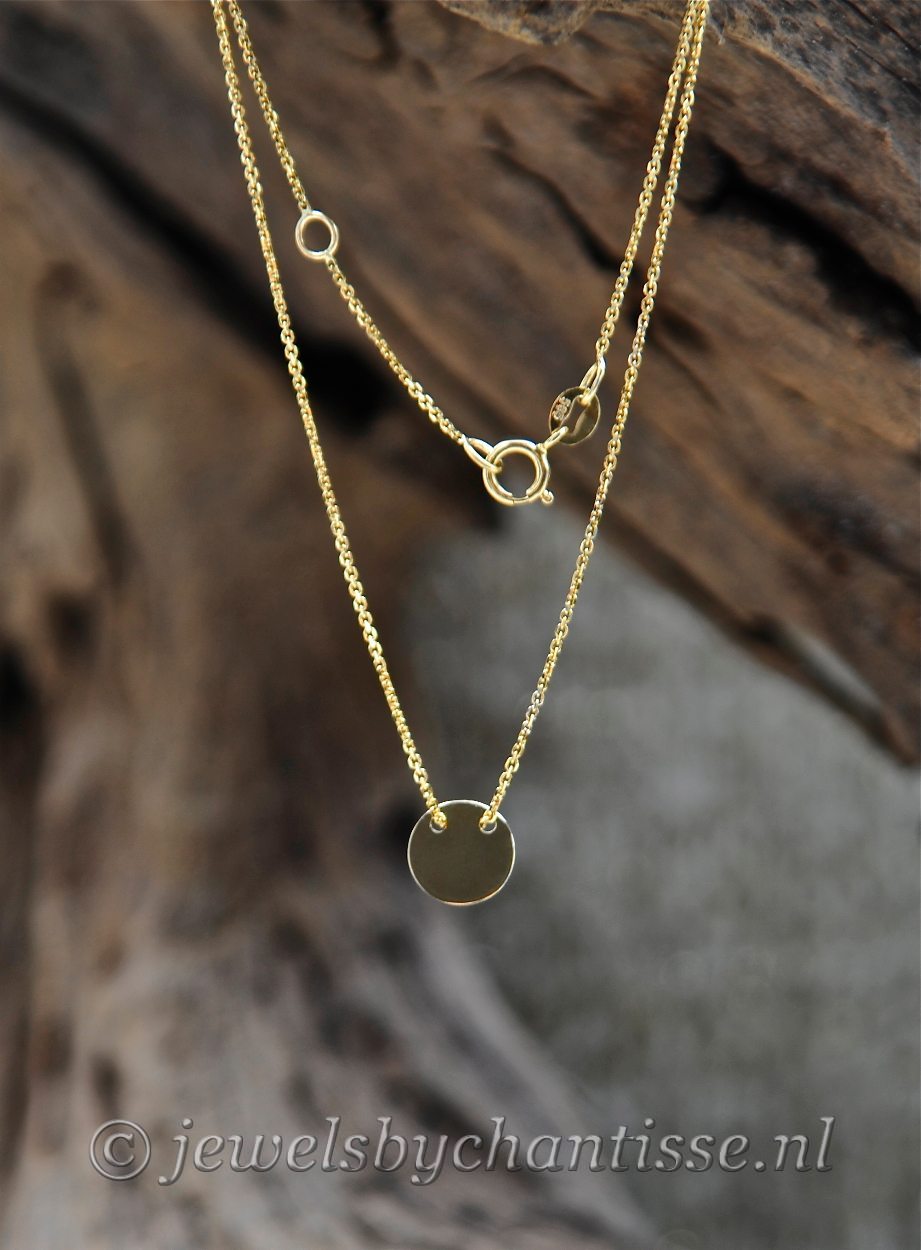 Gouden Kettinkje met Labeltje