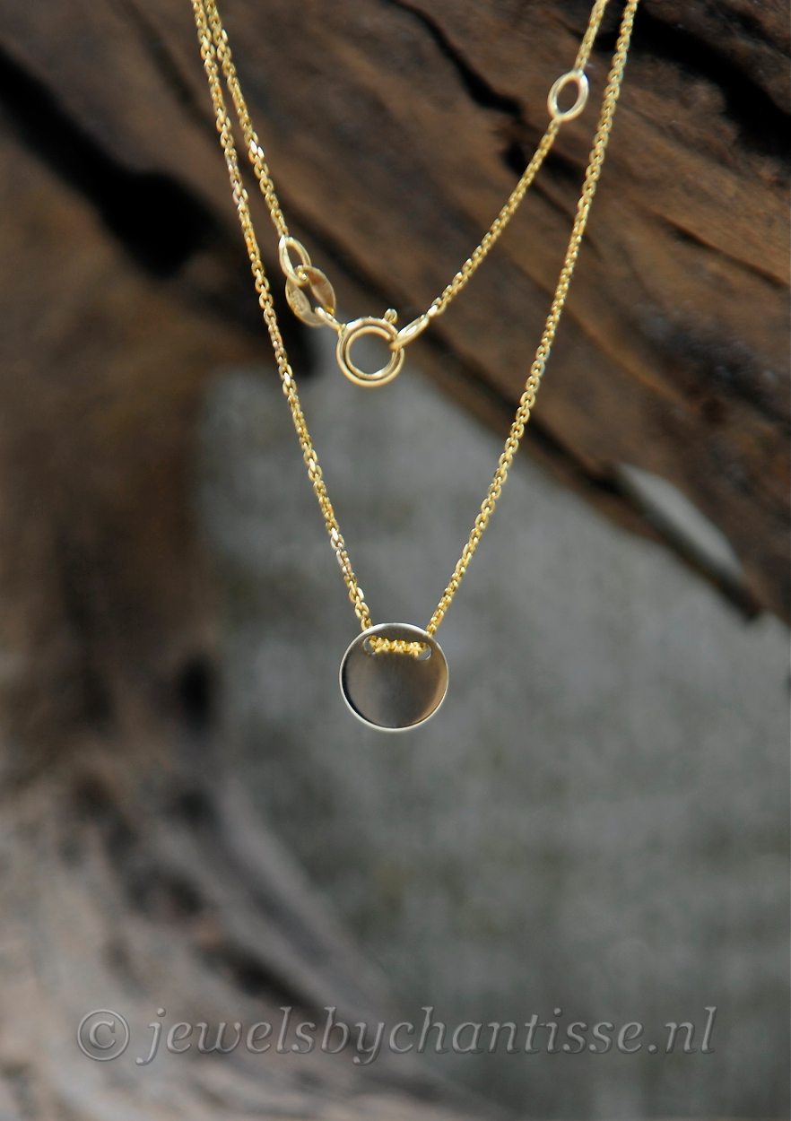 Gouden Kettinkje met Labeltje