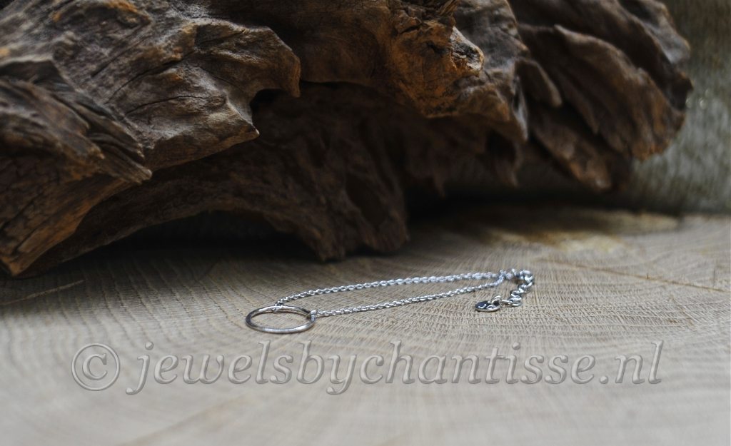 Zilveren Armband met Rondje 5 Zilveren Armband met Rondje