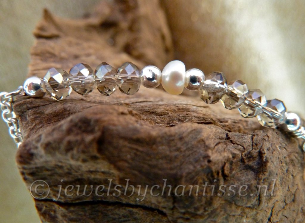 Zilveren Armband met Kristal