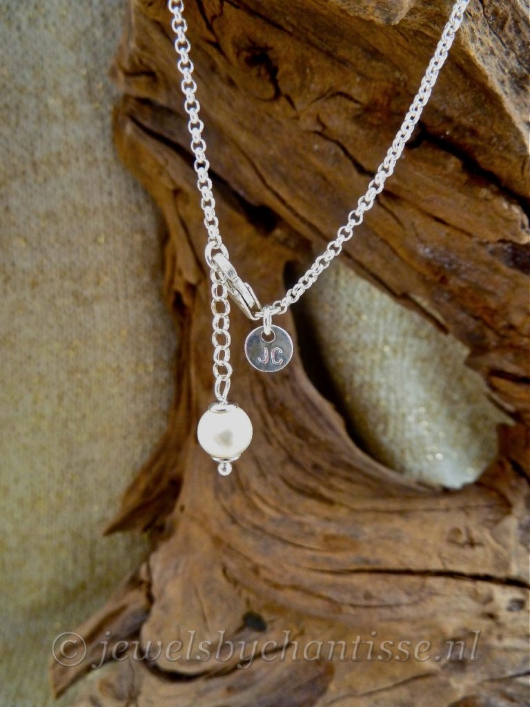 Zilveren Armband met Pareltjes