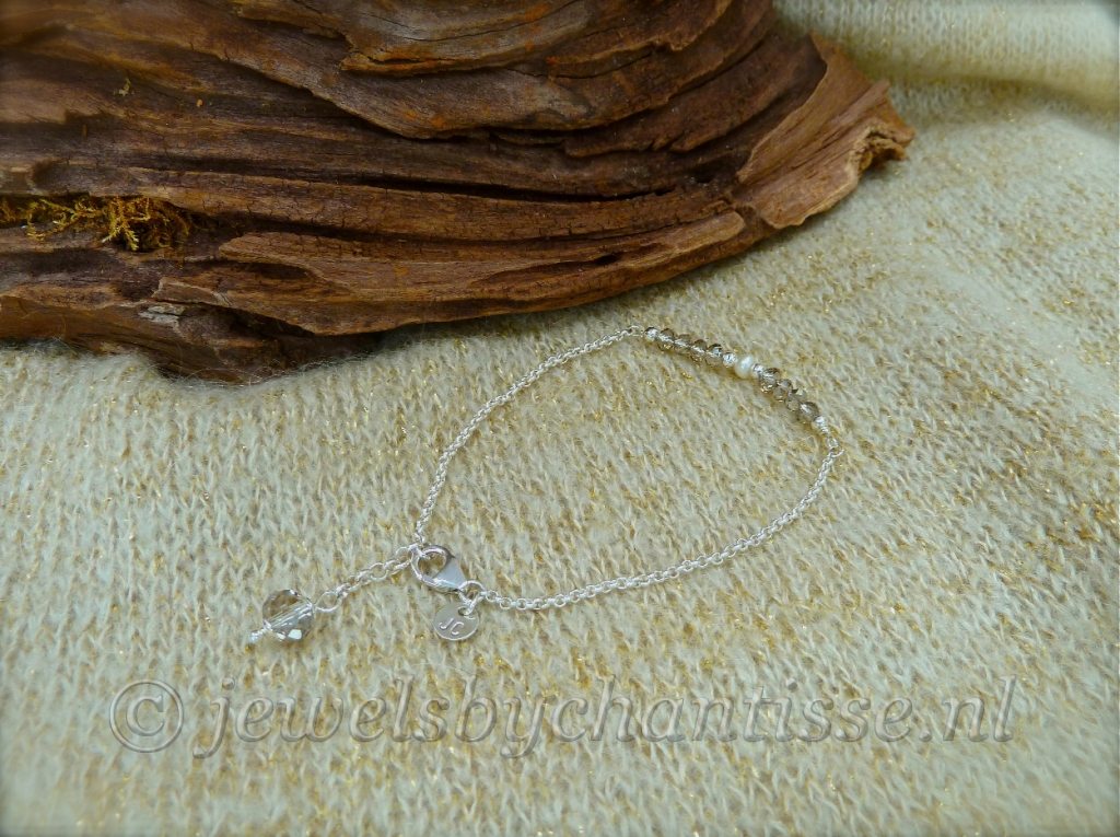 Zilveren Armband met Kristal