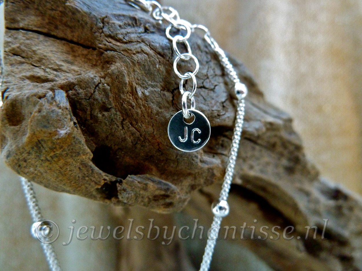 Zilveren Armbandje met Toermalijn 3 Zilveren Armbandje met Toermalijn