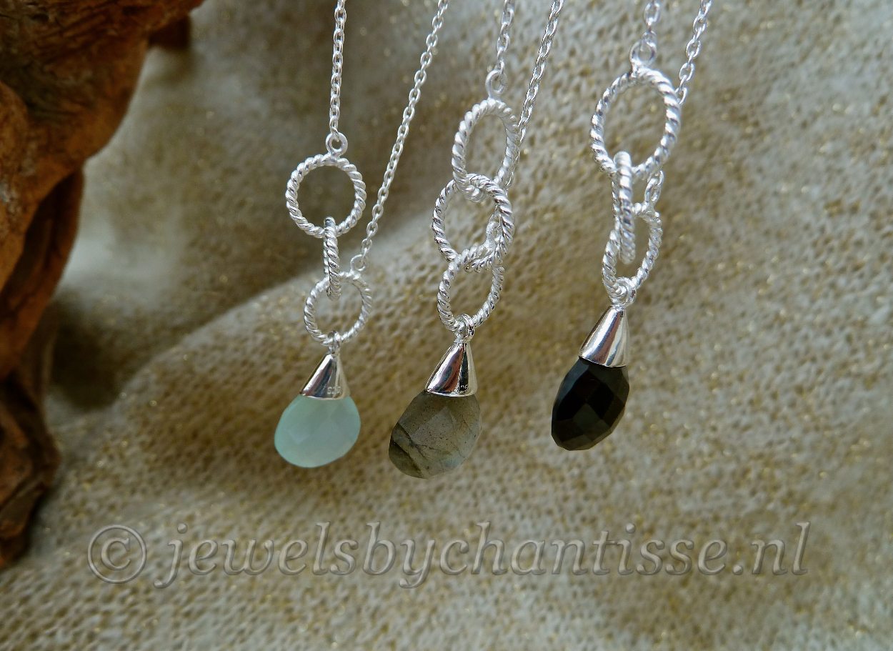 Zilveren Armbandje met Labradoriet 5 Zilveren Armbandje met Labradoriet