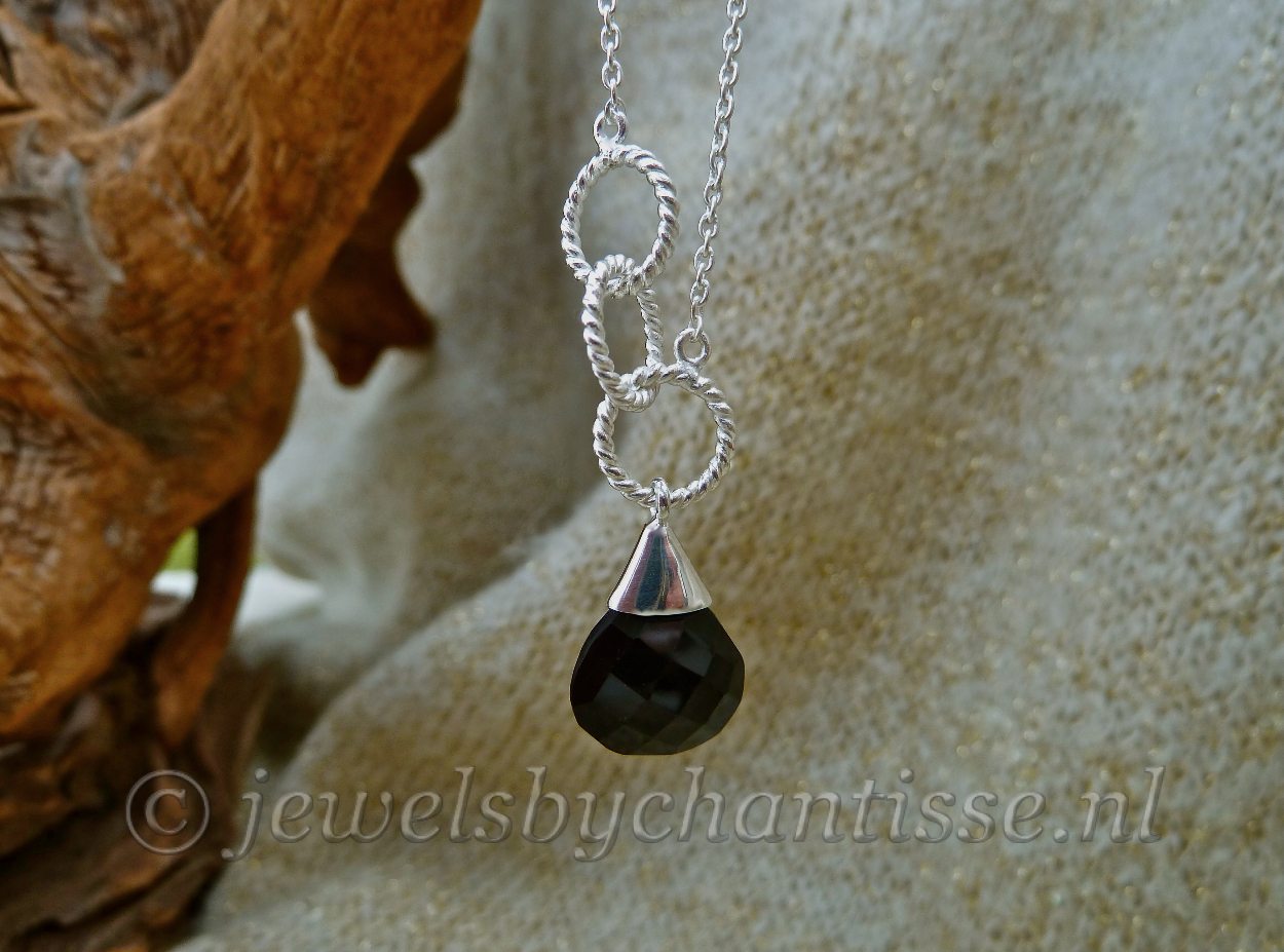 Zilveren Armbandje met Onyx 2 Zilveren Armbandje met Onyx