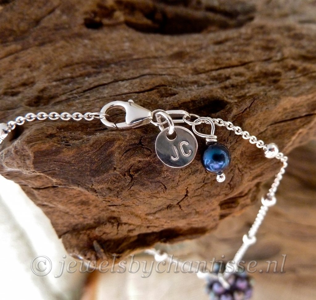 Zilveren Armband met Zoetwaterparels 3 Zilveren Armband met Zoetwaterparels