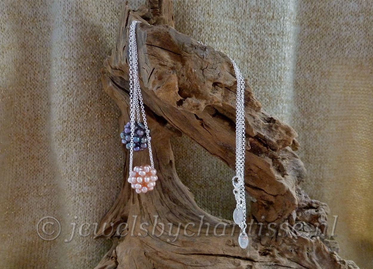 Zilveren Ketting met Parelbolletje 5 Zilveren Ketting met Parelbolletje