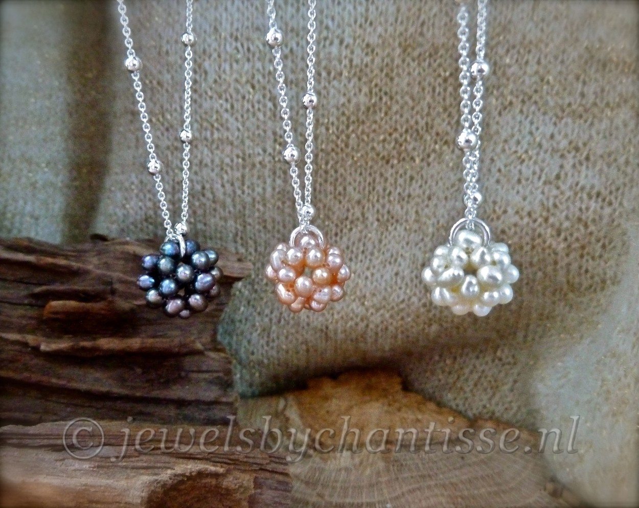 Zilveren Armband met Zoetwaterpareltjes 5 Zilveren Armband met Zoetwaterpareltjes