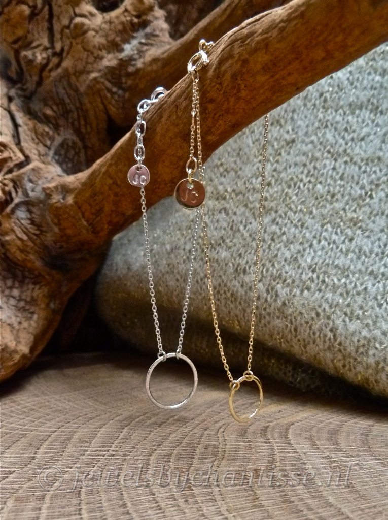 Gouden Armband met Rondje 9 Gouden Armband met Rondje