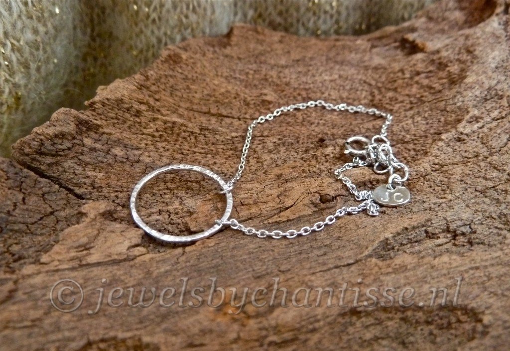 Zilveren Armband met Rondje 6 Zilveren Armband met Rondje