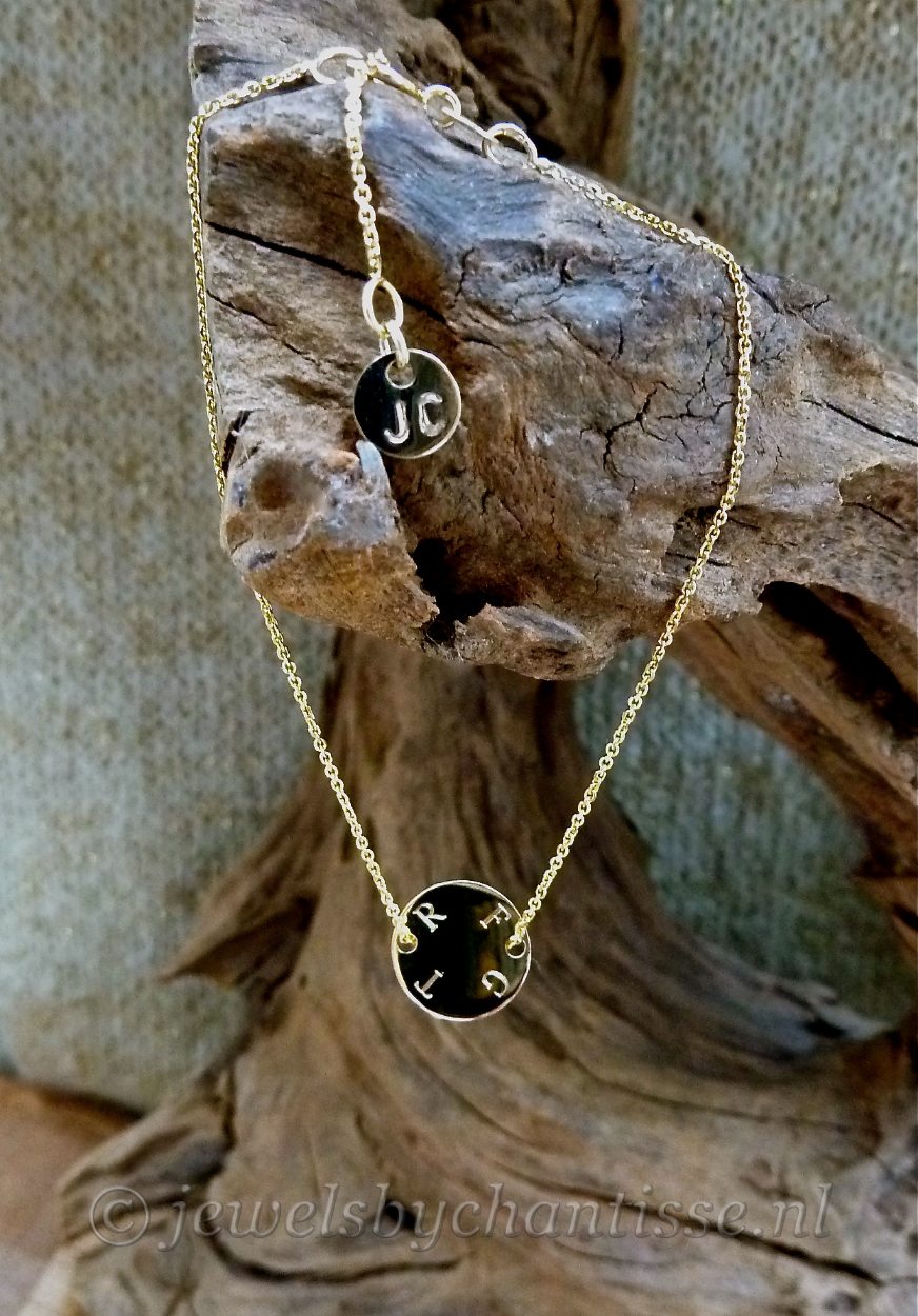 Gouden Armband met Labeltje