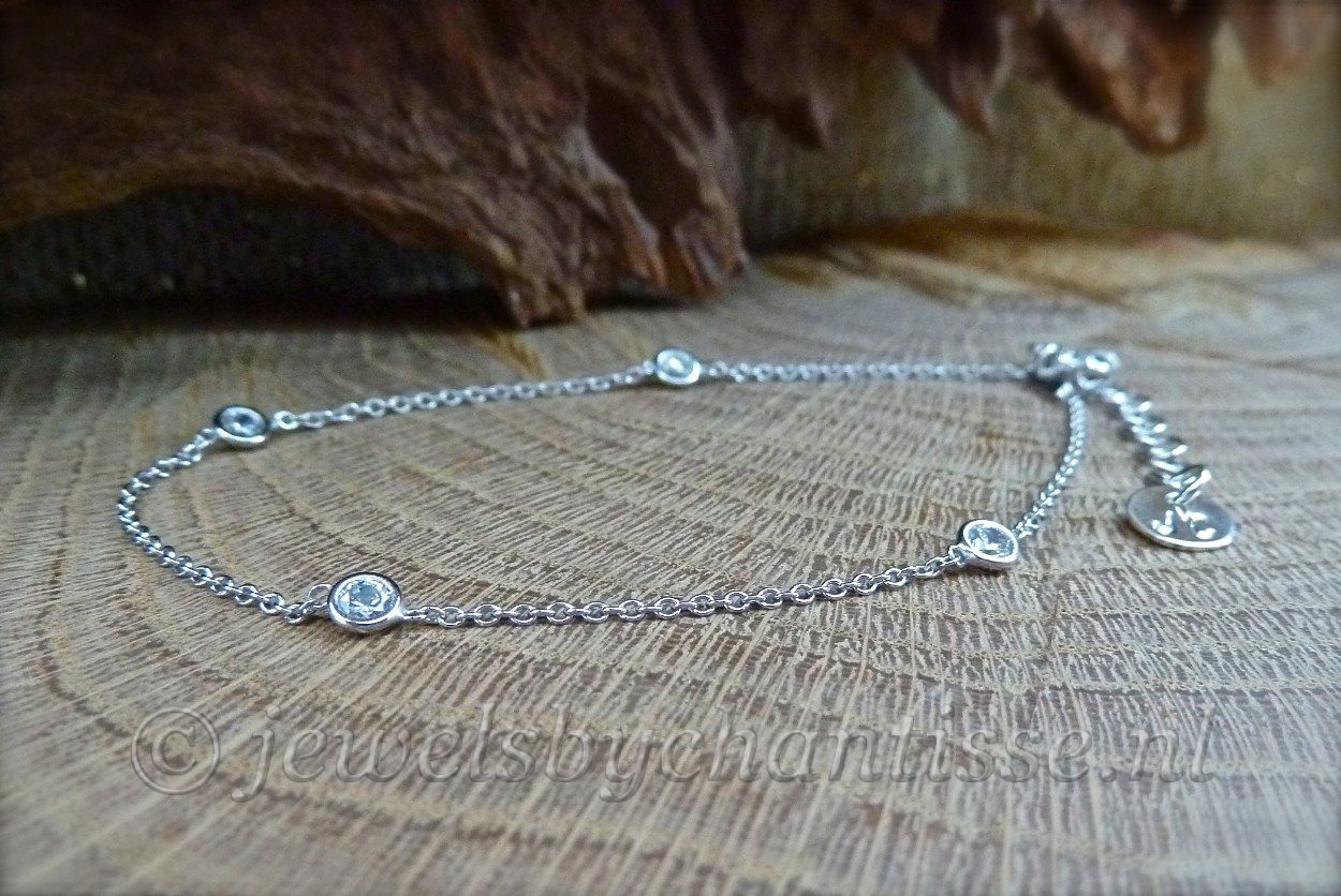 Zilveren Armbandje met Zirkonia 4 Zilveren Armbandje met Zirkonia