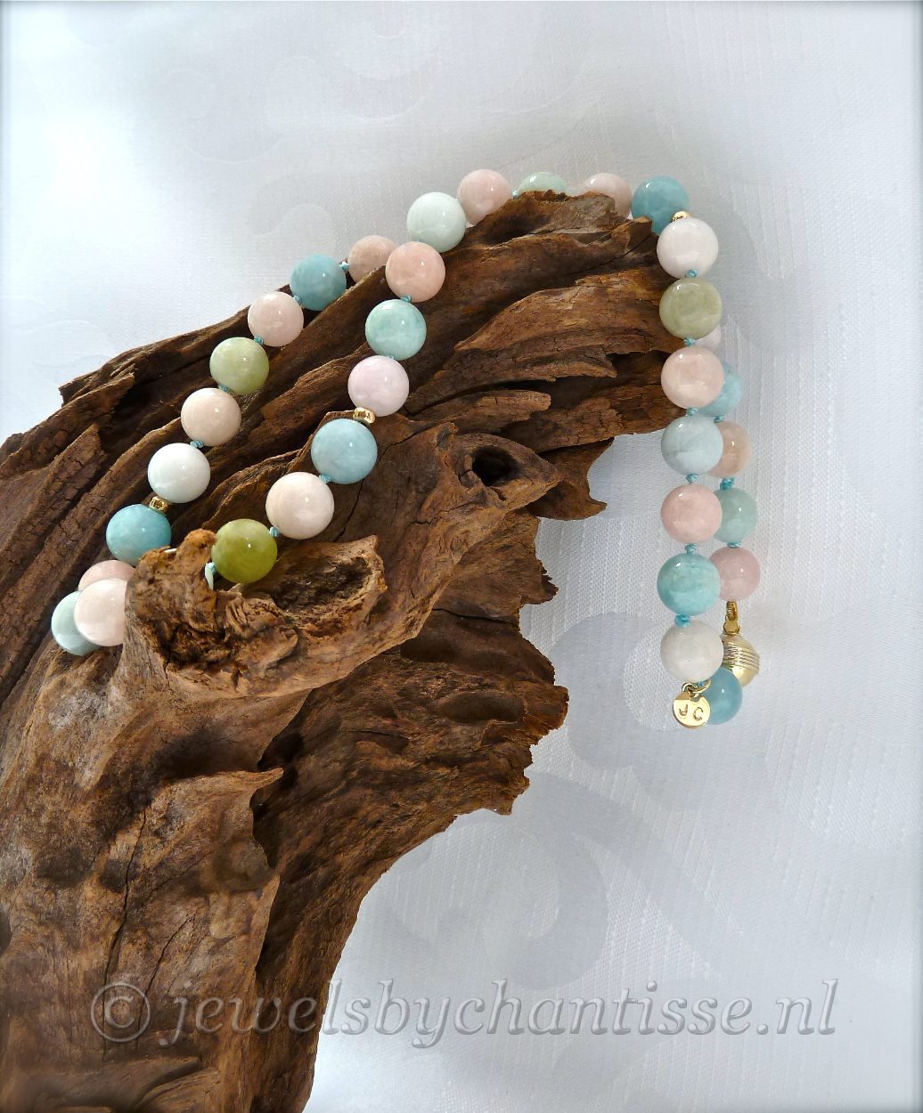 Geelgouden Berylcollier