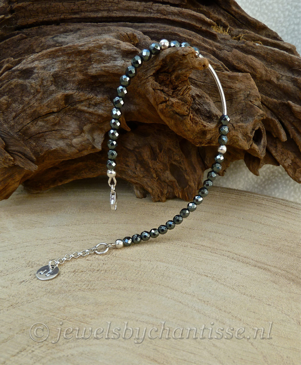 Zilveren Armband met Hematiet