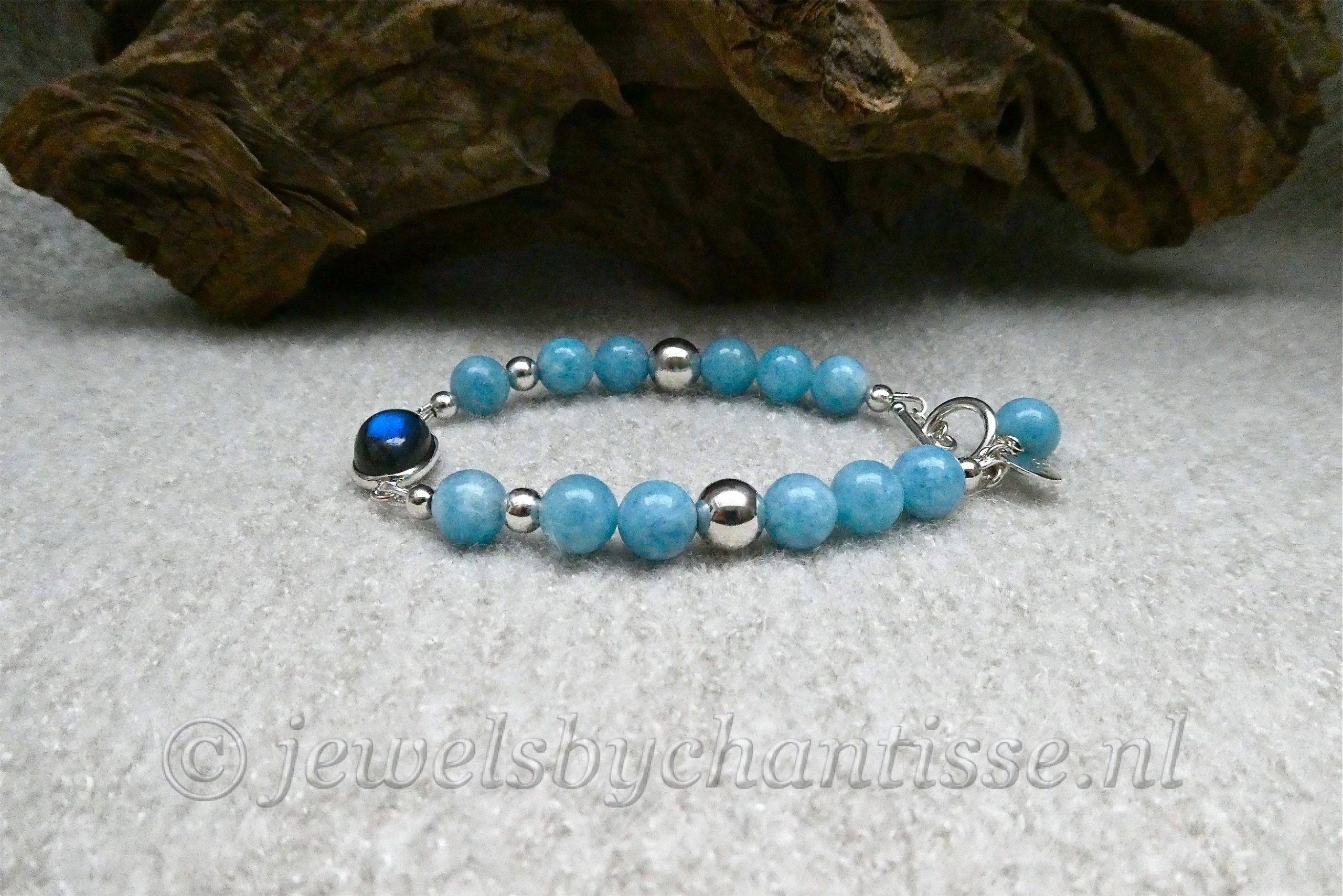 Aquamarijn Armband met Labradoriet - Image 4