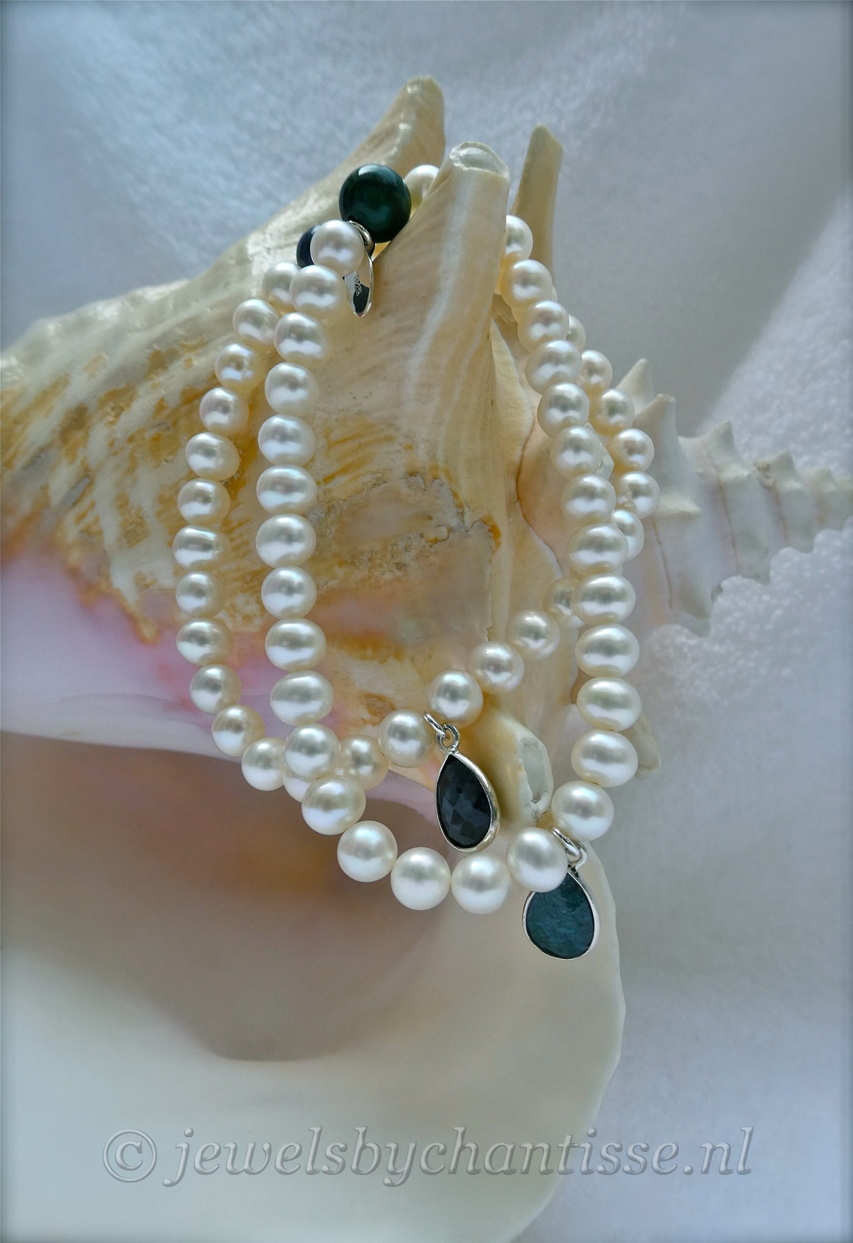 Elastische Armband met Smaragd - Image 7
