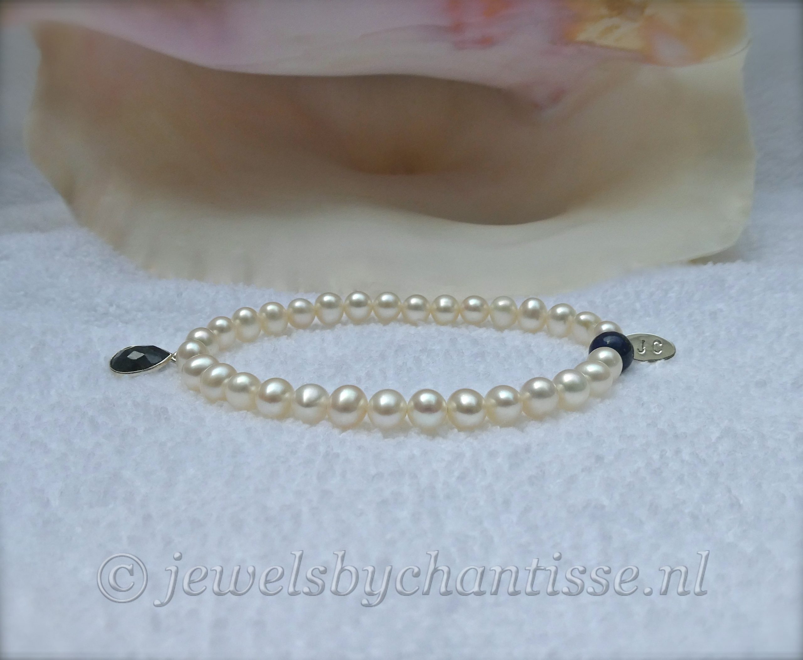 Elastische Armband met Saffier - Image 3