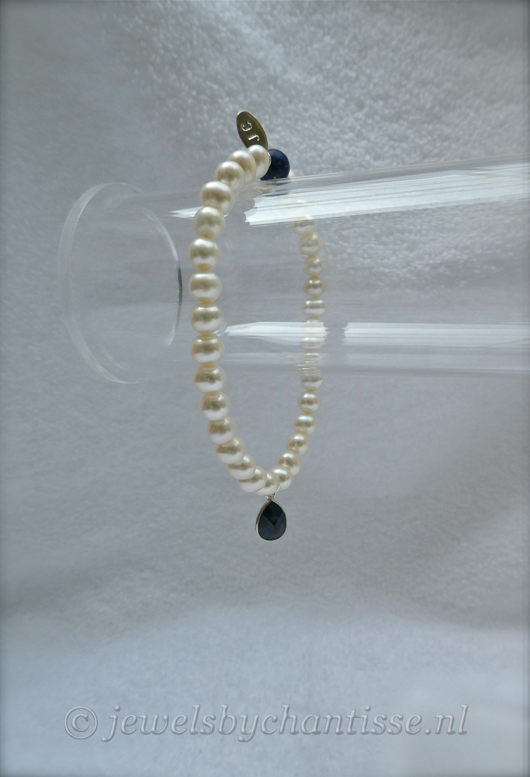 Elastische Armband met Saffier - Image 5